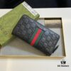 Gucci GG Supreme Canvas Zip-Around Wallet