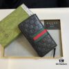 Gucci GG Supreme Canvas Zip-Around Wallet