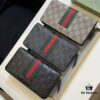 Gucci GG Supreme Canvas Zip-Around Wallet