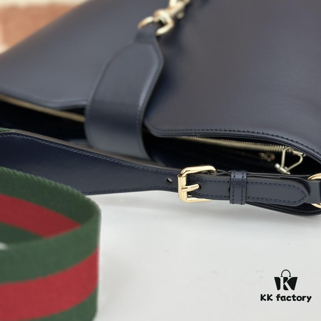 GUCCI New Arrival Authentic Quality, Top-tier Original Order Item, Real Photo, Model No. 782904 Deep Blue, Size W25.5xH28xD16.5cm, In Stock and Ready to Ship