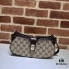 GUCCI New Arrival Cabinet Quality, Top Original Single Item, Actual Photos. Model No. 786015 Brown, Size 12×24×5 cm, In Stock for Immediate Shipment