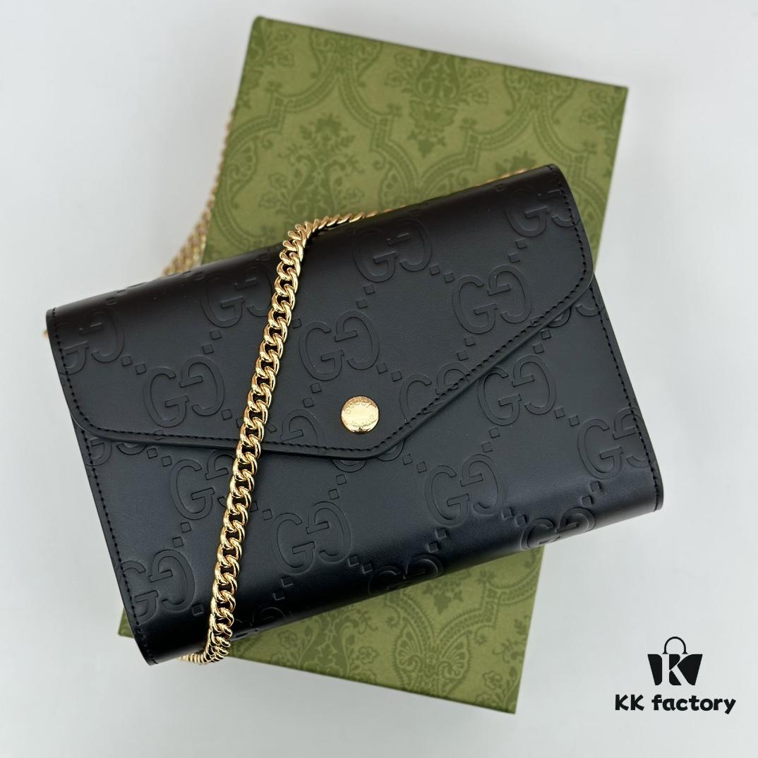 GUCCI High-End Original Order Item, Counter Quality, Real Photos! Style No. 781555 Embossed, Dimensions: 20cm (W) x 13cm (H) x 6cm (D), In Stock