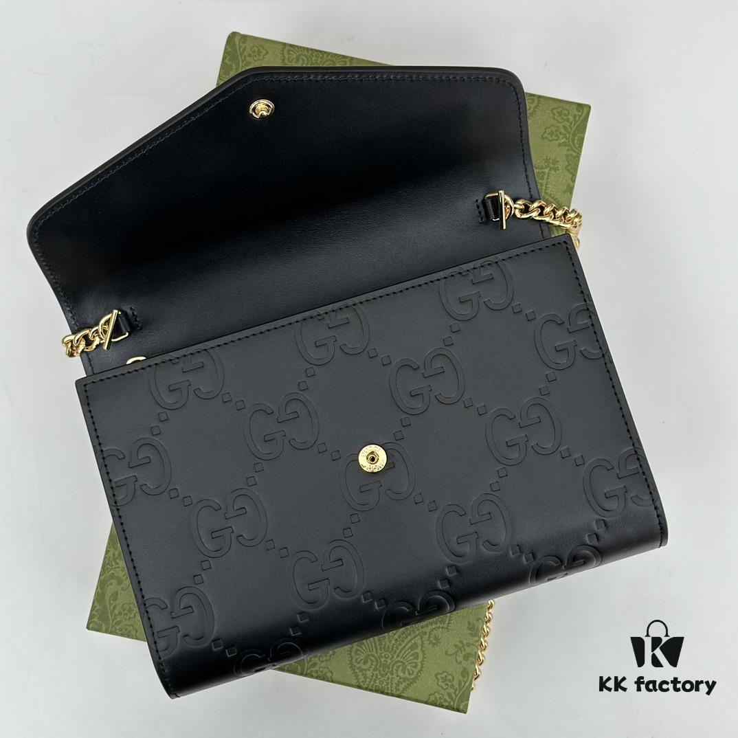 GUCCI High-End Original Order Item, Counter Quality, Real Photos! Style No. 781555 Embossed, Dimensions: 20cm (W) x 13cm (H) x 6cm (D), In Stock