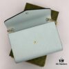 GUCCI High-End Original Single Item, Shallow Green Embossed Design, Model No. 781555