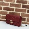 GUCCI Counter Quality, Top Original Single Item, Actual Photos, Model Number: 751526 Burgundy, Size: 21×12×5cm (W×H×D)