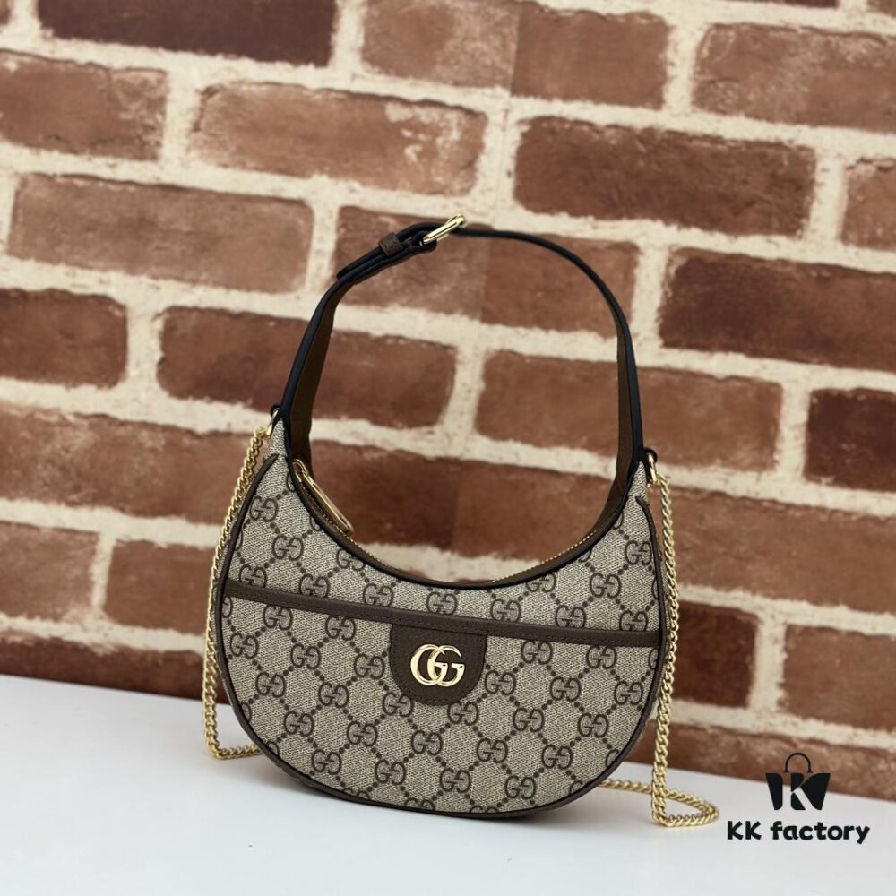 GUCCI Counter Quality, Top Original Single Item, Actual Photos! Model No. 772308 Brown Size: Width 20cm x Height 14.5cm x Side Width 4cm, In Stock Ready to Ship