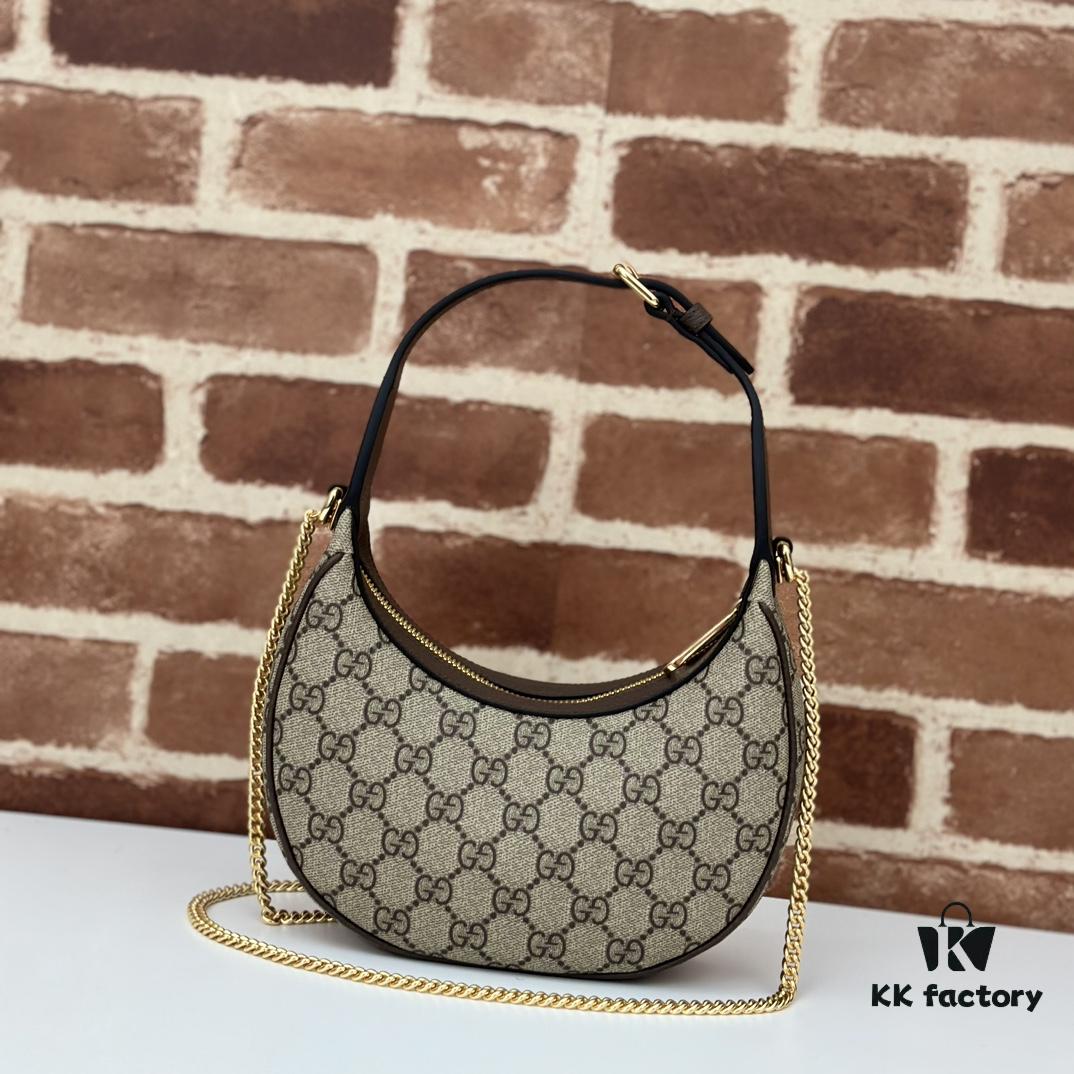 GUCCI Counter Quality, Top Original Single Item, Actual Photos! Model No. 772308 Brown Size: Width 20cm x Height 14.5cm x Side Width 4cm, In Stock Ready to Ship