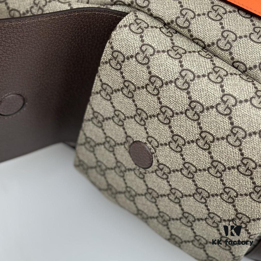 GUCCI Counter Quality, Top Original Single Item, Actual Photos! Model No. 598140 Fluorescent Orange, Size: 24cm (W) x 40cm (H) x 16cm (Side Width), In Stock Ready to Ship