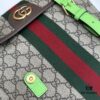 GUCCI Counter Quality, Top Original Single Item, Real Photos! Model No. 598140 Fluorescent Green, Size: 24 x 40 x 16 cm (W x H x D), In Stock