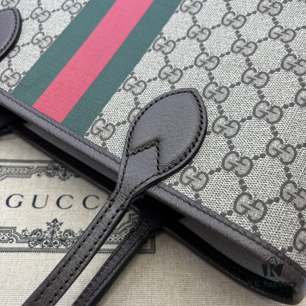 GUCCI New Arrival High-Quality Authentic-Like Item, Real Photo, Model No. 726762 Coffee Rubber, Size 25×22×12