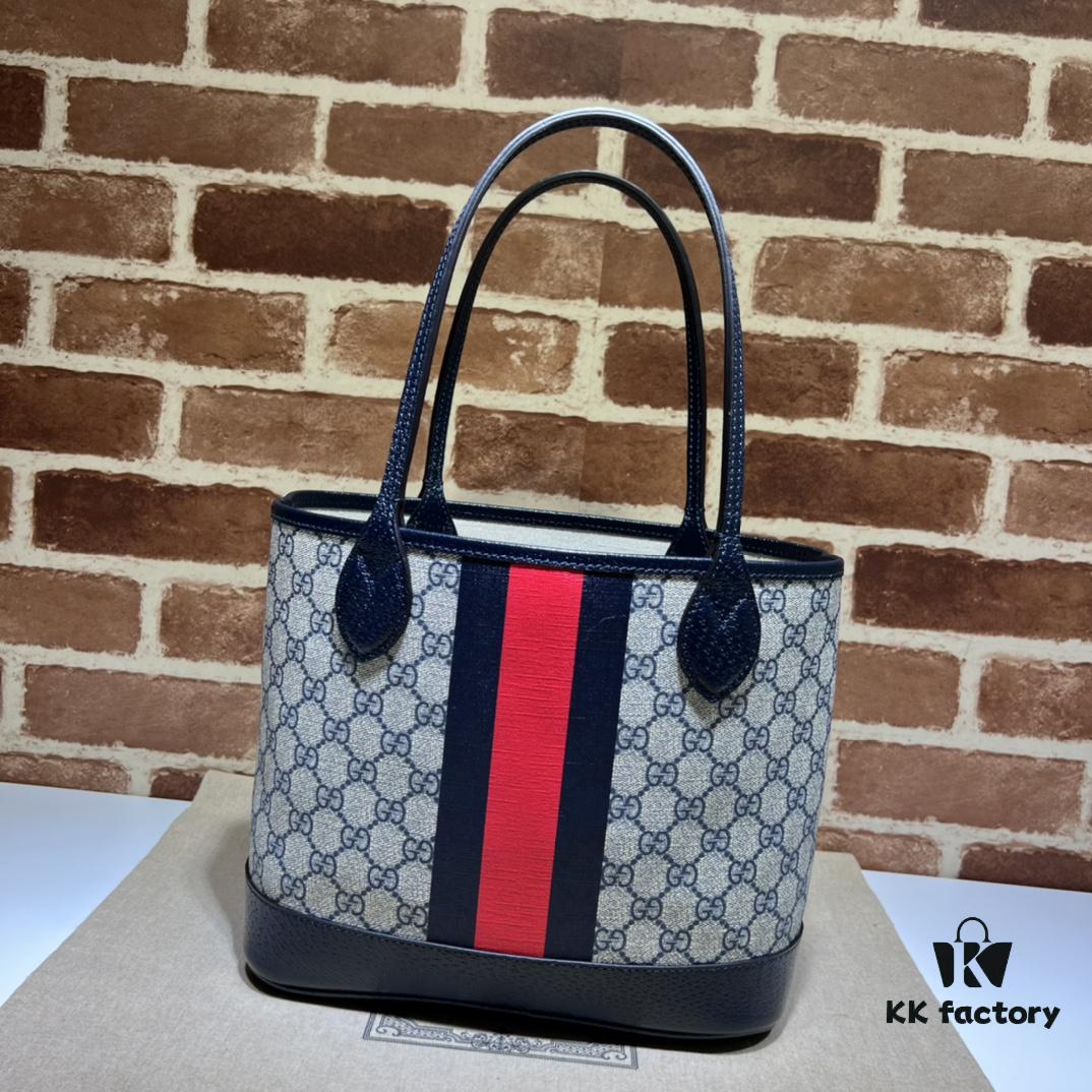 GUCCI New Arrival Cabinet Quality, Top Original Single Item. Actual Product Photo, Model Number 726762 Blue Edge, Dimensions 25×22×12