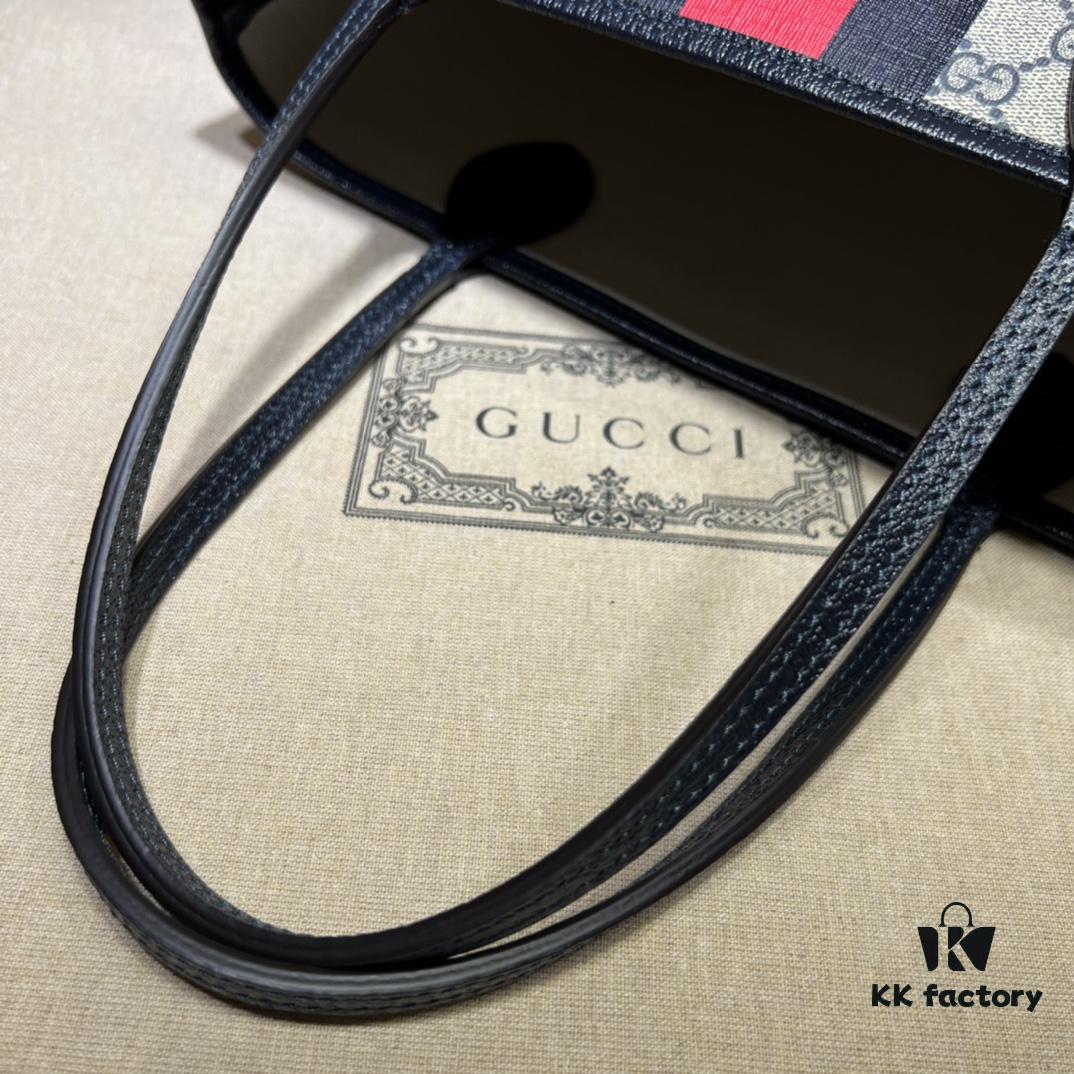 GUCCI New Arrival Cabinet Quality, Top Original Single Item. Actual Product Photo, Model Number 726762 Blue Edge, Dimensions 25×22×12