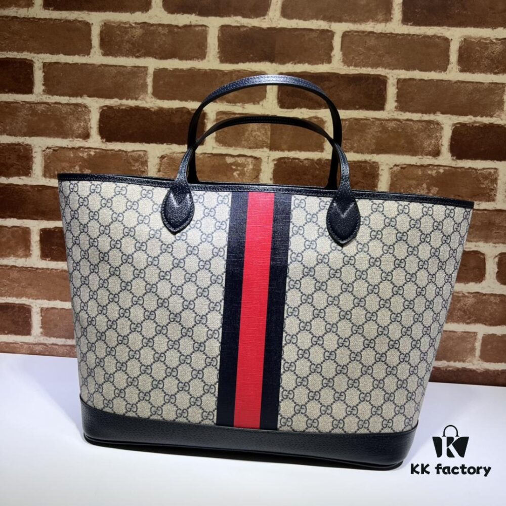GUCCI New Arrival Cabinet Quality, Top Original Single Item, Actual Photos. Model No.: 726755 Blue Edge, Size: 40x33x19cm. In Stock for Immediate Shipment.