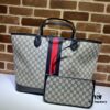 GUCCI New Arrival Cabinet Quality, Top Original Single Item, Actual Photos. Model No.: 726755 Blue Edge, Size: 40x33x19cm. In Stock for Immediate Shipment.