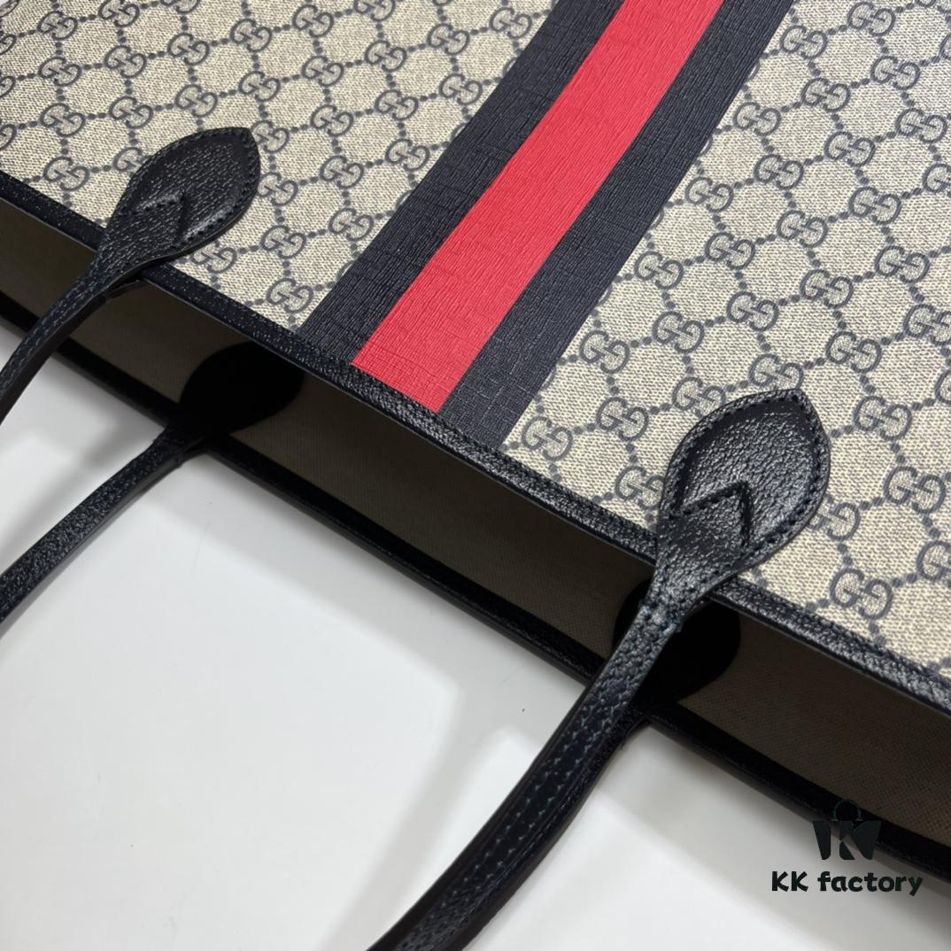 GUCCI New Arrival Cabinet Quality, Top Original Single Item, Actual Photos. Model No.: 726755 Blue Edge, Size: 40x33x19cm. In Stock for Immediate Shipment.