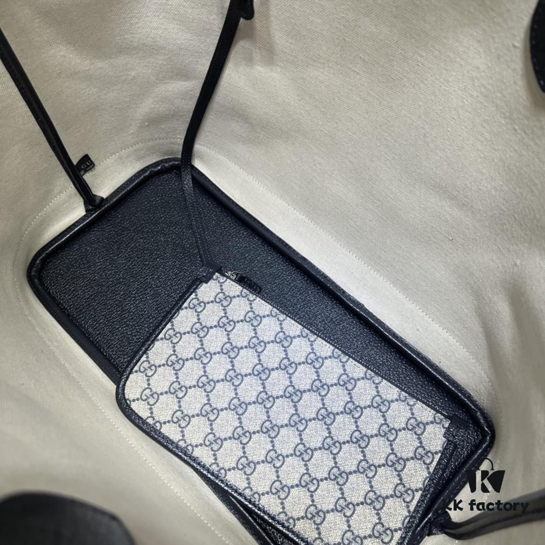 GUCCI New Arrival Cabinet Quality, Top Original Single Item, Actual Photos. Model No.: 726755 Blue Edge, Size: 40x33x19cm. In Stock for Immediate Shipment.