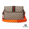 GUCCI Counter Quality, Top Original Single Item, Actual Photos. Model 792376 Fluorescent Orange, Size: 27.5 x 18.5 x 6.5 cm