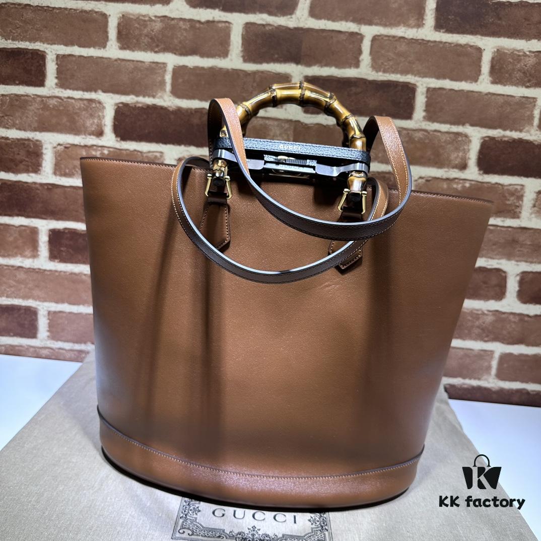 GUCCI High-End Original Single Item, Counter Quality, Real Photo, Model No. 746270 Brown, Size: 40 x 34 x 21 cm