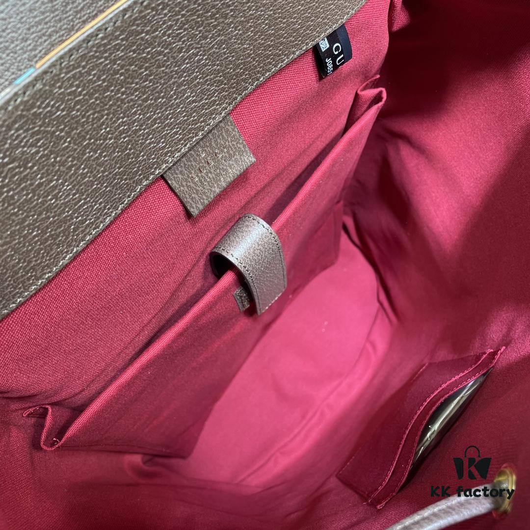 GUCCI High-End Original Stock, Premium Quality, Real Photos! Model No. 645051 Donald Duck Design, Size: 34.5 x 44 x 12.5 cm