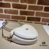 GUCCI New Arrival Cabinet Quality, Top Original Single Item, Actual Photos! Model No. 751628 White, Size: 20cm W x 17.5cm H x 6.5cm Side Width, In Stock for Immediate Shipment