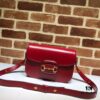GUCCI Counter Quality, Top Original Single Item, Actual Photos! Model Number 602204, Bright Red Full Leather. Size: W25xH18xD8, In Stock and Ready to Ship