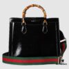 GUCCI New Arrival High-Quality Authentic Stock, Top-Tier Original Single Item, Real Photo, Model No.: 678842, Black Patent Leather with Logo Print, Size: W35 x H30 x D14cm, Available for Immediate Shipment