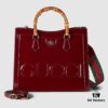 GUCCI New Arrival High-Quality Authentic Stock, Top-Grade Original Order Item, Real Photo, Model No.: 678842 Red Patent Leather with Logo Print, Size: W35 x H30 x D14cm, In Stock for Immediate Shipment