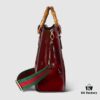 GUCCI New Arrival High-Quality Authentic Stock, Top-Grade Original Order Item, Real Photo, Model No.: 678842 Red Patent Leather with Logo Print, Size: W35 x H30 x D14cm, In Stock for Immediate Shipment