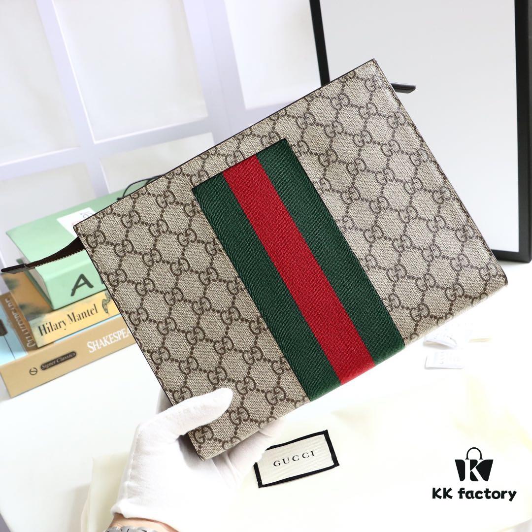 GUCCI New Arrival Cabinet Quality, Top Original Single Product, Actual Photos, Model Number 475316 Apricot Rubber Brown, Size: 26×20×6, In Stock