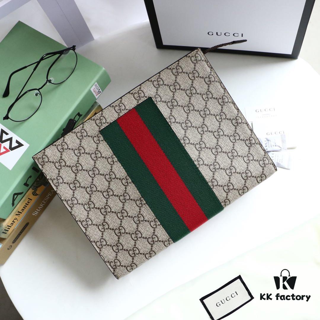 GUCCI New Arrival Cabinet Quality, Top Original Single Product, Actual Photos, Model Number 475316 Apricot Rubber Brown, Size: 26×20×6, In Stock