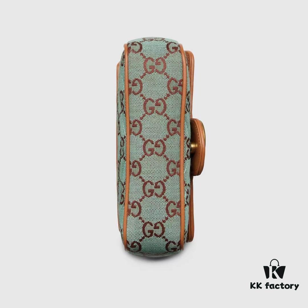 GUCCI New Arrival Cabinet Quality, Top Original Single Item, Actual Photos, Model Number 783141 Canvas Blue-Brown