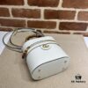 GUCCI New Arrival Cabinet Quality, Top Original Single Item, Actual Photos. Model No. 760200 White, Dimensions: 15.5×13.5×4 cm, In Stock and Ready to Ship