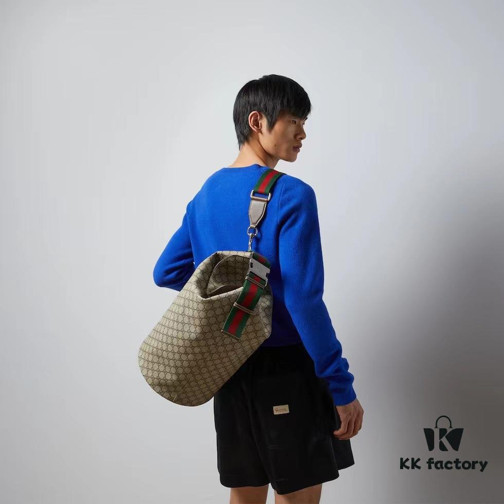 GUCCI New Arrival High-Quality Authentic Style, Top-Tier Original Order Item, Real Product Photos! Model No. 774542 Coffee Color, Dimensions: 26cm (L) x 47cm (H) x 25cm (W), In Stock for Immediate Shipment