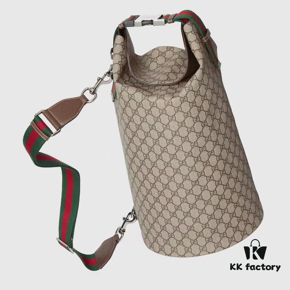 GUCCI New Arrival High-Quality Authentic Style, Top-Tier Original Order Item, Real Product Photos! Model No. 774542 Coffee Color, Dimensions: 26cm (L) x 47cm (H) x 25cm (W), In Stock for Immediate Shipment