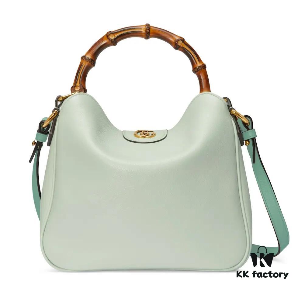 GUCCI High-End Original Single Item, Counter Quality, Real Photo! Model No. 746251 Light Green, Size: 24 x 15 x 5 cm (W x H x D), In Stock