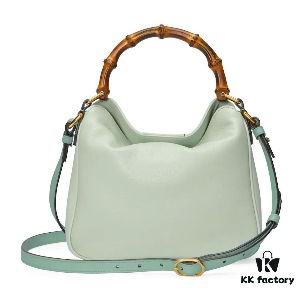 GUCCI High-End Original Single Item, Counter Quality, Real Photo! Model No. 746251 Light Green, Size: 24 x 15 x 5 cm (W x H x D), In Stock