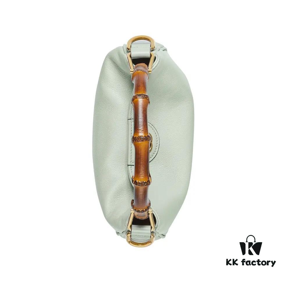 GUCCI High-End Original Single Item, Counter Quality, Real Photo! Model No. 746251 Light Green, Size: 24 x 15 x 5 cm (W x H x D), In Stock