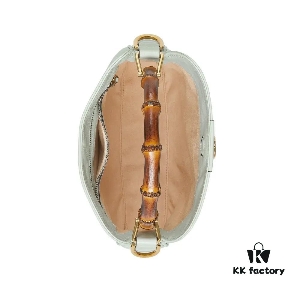 GUCCI High-End Original Single Item, Counter Quality, Real Photo! Model No. 746251 Light Green, Size: 24 x 15 x 5 cm (W x H x D), In Stock