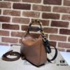 GUCCI High-End Original Order Item, Genuine Quality, Real Photo! Model No. 746251 Brown Leather, Size: 24cm (W) x 15cm (H) x 5cm (Side Width), In Stock for Immediate Shipment
