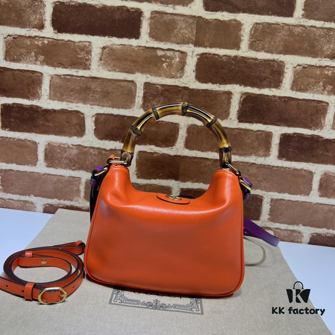 GUCCI Counter Quality, Top Original Single Item, Actual Photos! Model No. 746251 Orange, Size: 24cm (W) x 15cm (H) x 5cm (Side Width), In Stock and Ready to Ship