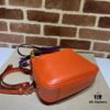 GUCCI Counter Quality, Top Original Single Item, Actual Photos! Model No. 746251 Orange, Size: 24cm (W) x 15cm (H) x 5cm (Side Width), In Stock and Ready to Ship