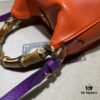 GUCCI Counter Quality, Top Original Single Item, Actual Photos! Model No. 746251 Orange, Size: 24cm (W) x 15cm (H) x 5cm (Side Width), In Stock and Ready to Ship
