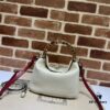 GUCCI Counter Quality, Top Original Single Item, Actual Photos! Model No. 746251 White Leather, Size: 24cm (W) x 15cm (H) x 5cm (Side Width), In Stock for Immediate Shipment