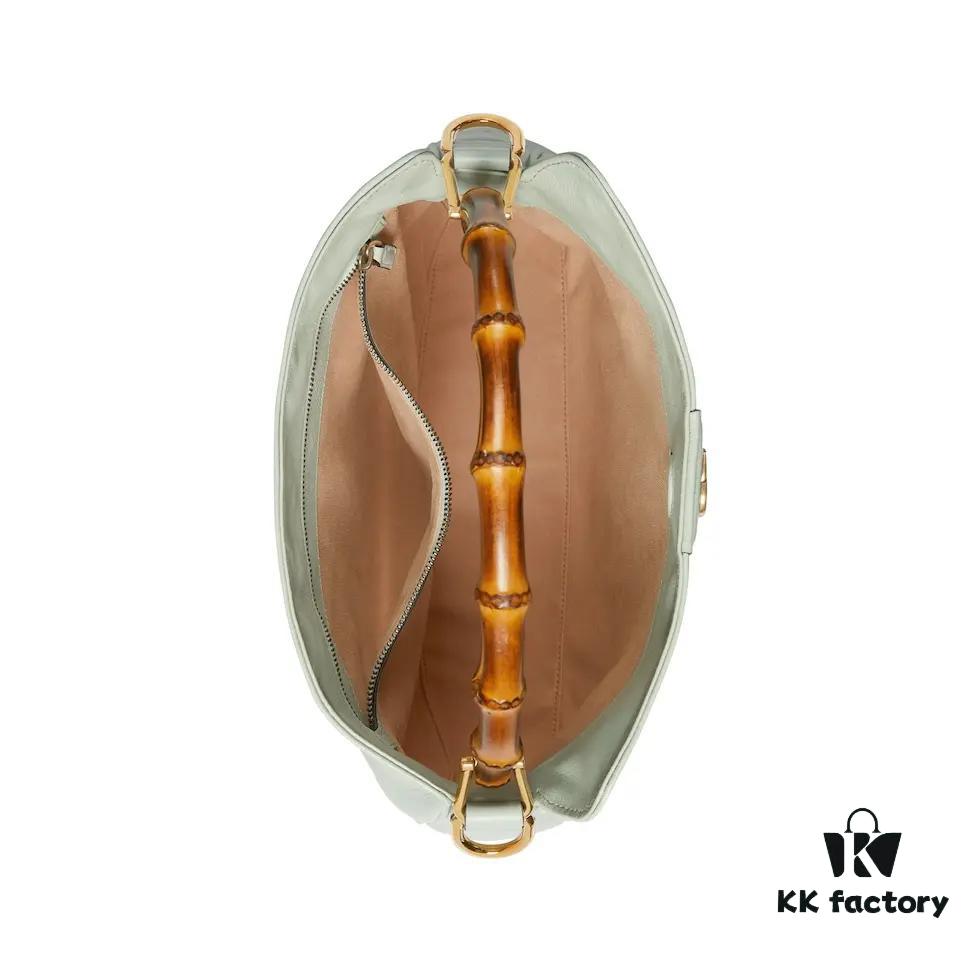 GUCCI New Arrival High-Quality Authentic-like Item, Real Photo, Style No. 746124 Light Green, Size 30×23×6.5