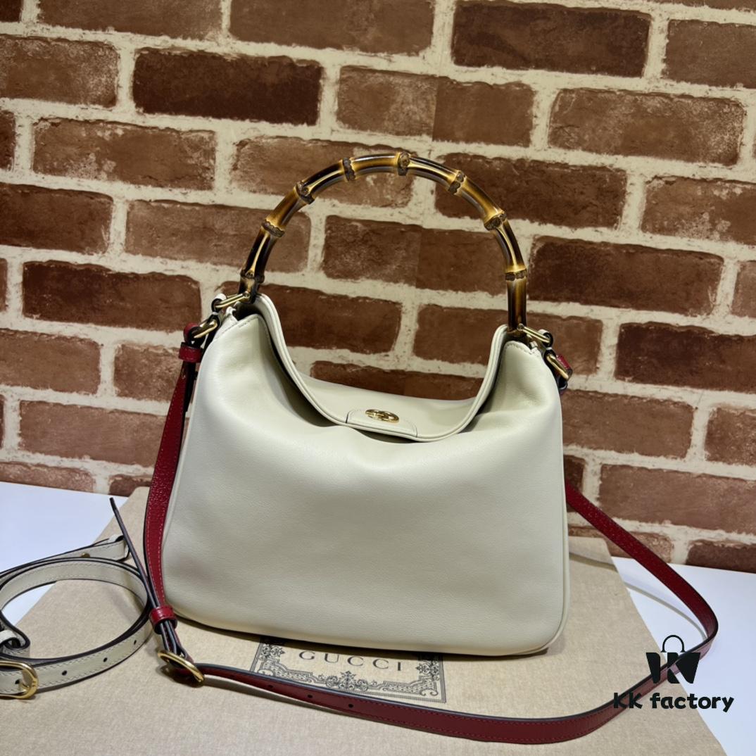 GUCCI New Arrival Cabinet Quality, Top Original Single Item. Actual Product Photos. Model No. 746124 White, Dimensions: Width 30 × Height 23 × Depth 6.5. In Stock for Immediate Shipment.