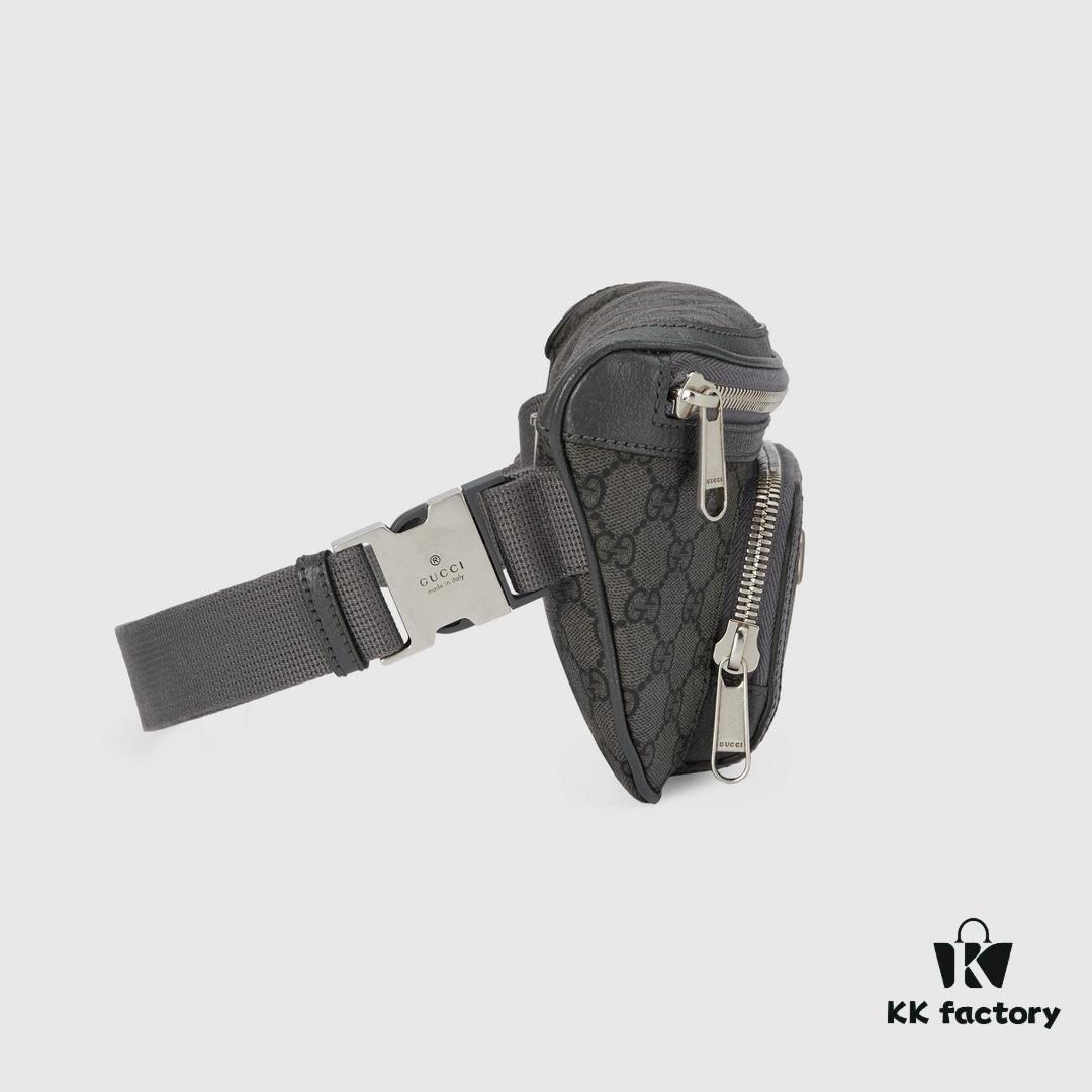 GUCCI New Arrival High-Quality Original Single Item, Real Photo, Model No.: 733868 Gray Rubber, Size: W26xH13x5cm, In Stock Ready to Ship