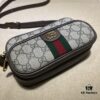GUCCI New Arrival High-Quality Authentic Stock, Top-Tier Original Order Item, Real Product Photos! Model No. 722557 Coffee Color, Dimensions: 18cm W x 11cm H x 6cm D, In Stock for Immediate Shipment