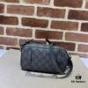 GUCCI New Arrival Cabinet Quality, Top Original Single Item, Actual Photos! Model No. 722557 Gray, Size: 18 x 11 x 6 cm