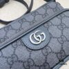 GUCCI New Arrival Cabinet Quality, Top Original Single Item, Actual Photos! Model No. 722557 Gray, Size: 18 x 11 x 6 cm