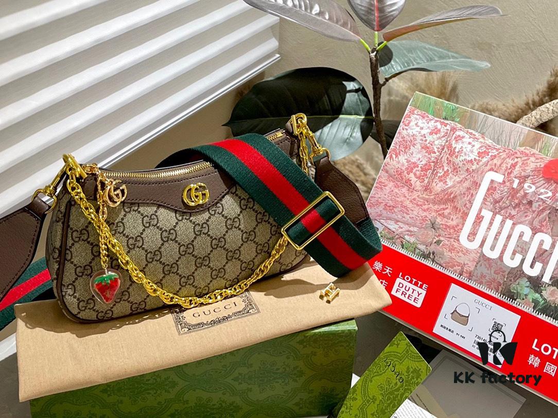 Enamel Strawberry Pendant